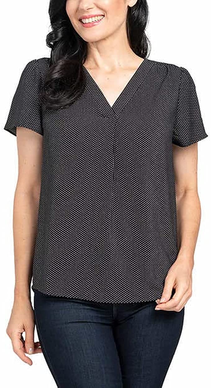 Hilary Radley Damen Bluse mit V-Ausschnitt bedruckt - Bild 17 von 22