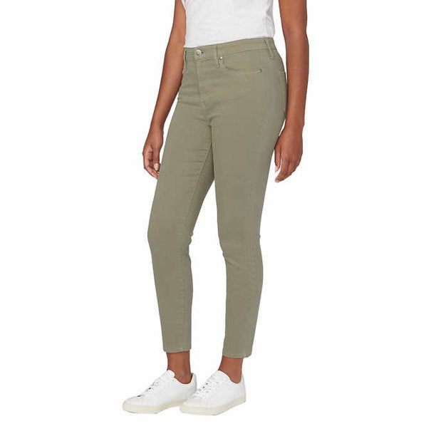 Pantalones de mezclilla ajustados Buffalo David Bitton para mujer tiro alto suaves elásticos al tobillo, La Habana - Imagen 14 de 19