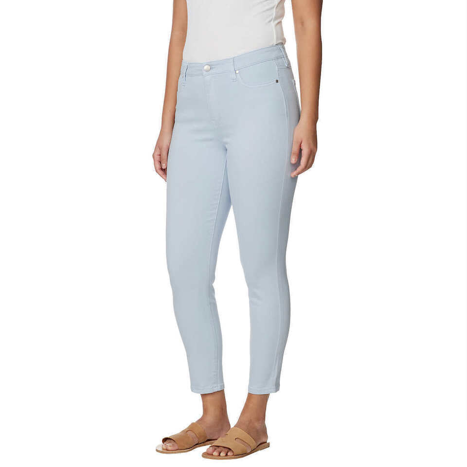 Pantalones de mezclilla ajustados Buffalo David Bitton para mujer tiro alto suaves elásticos al tobillo, La Habana - Imagen 18 de 19