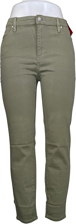 Pantalones de mezclilla ajustados Buffalo David Bitton para mujer tiro alto suaves elásticos al tobillo, La Habana - Imagen 15 de 19