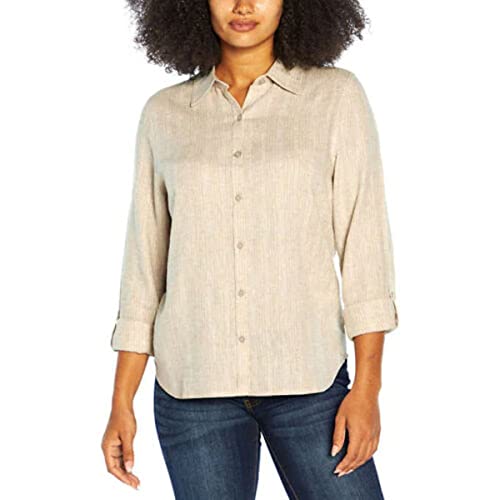 Orvis Damen Langarmshirt Leinenmischung - Bild 5 von 9