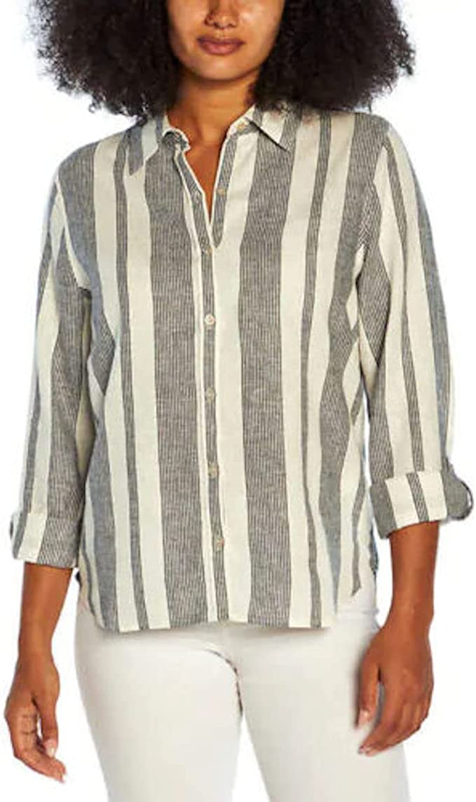 Orvis Damen Langarmshirt Leinenmischung - Bild 6 von 9