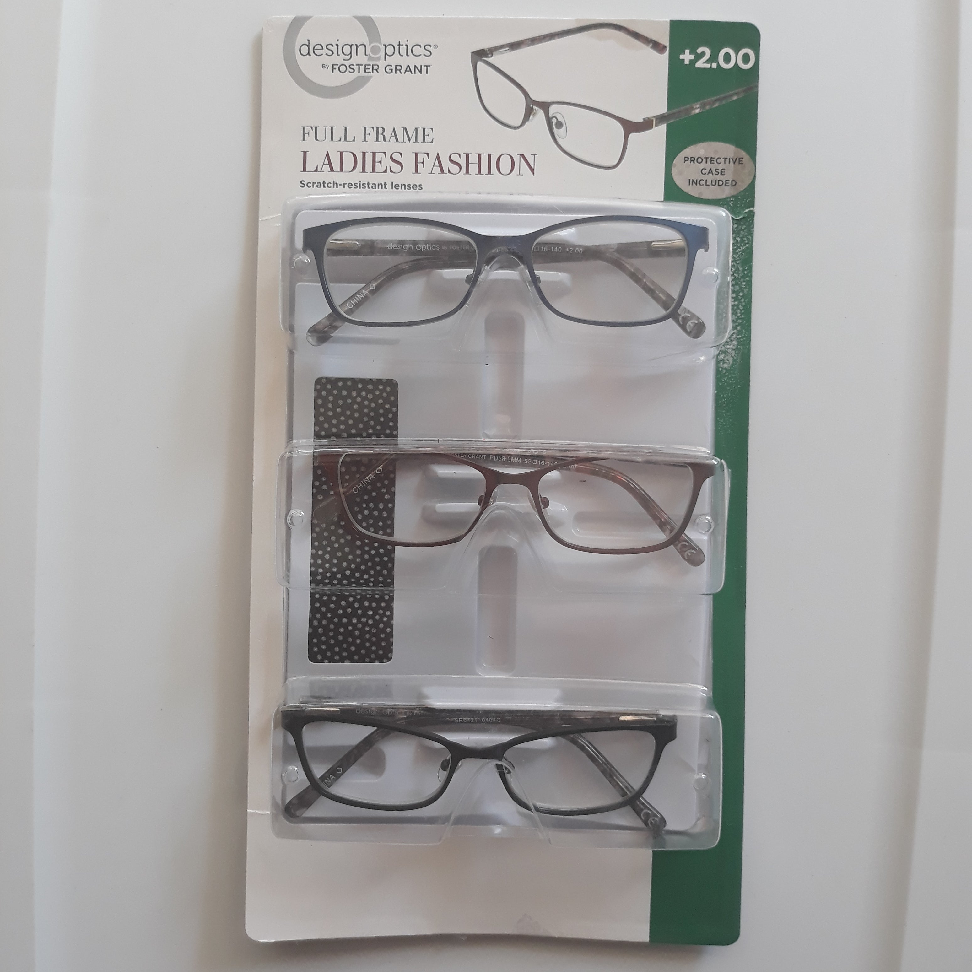 Design Optics By Foster Grant Full Frame Donna Moda Confezione da 3 - Foto 6 di 7