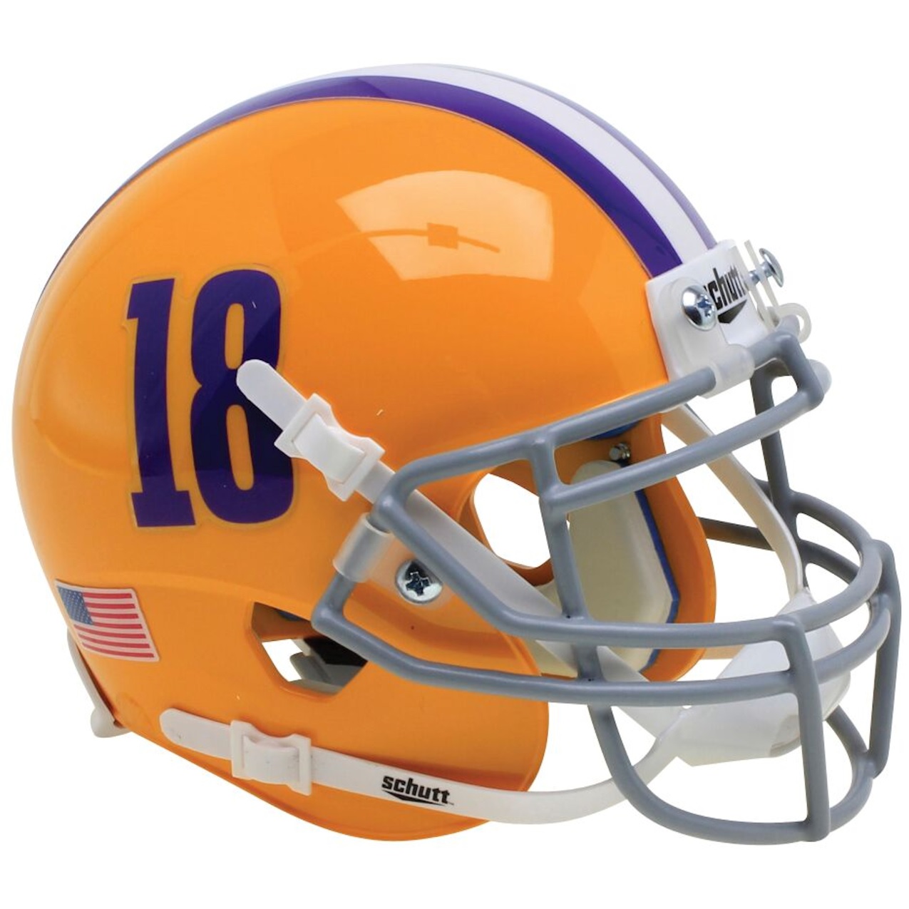 Schutt NCAA LSU Tigers Mini Authen