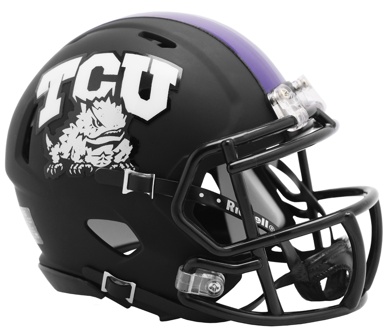 TCU Horned Frogs 2019 Matte Black NCAA Revolution SPEED Mini Football