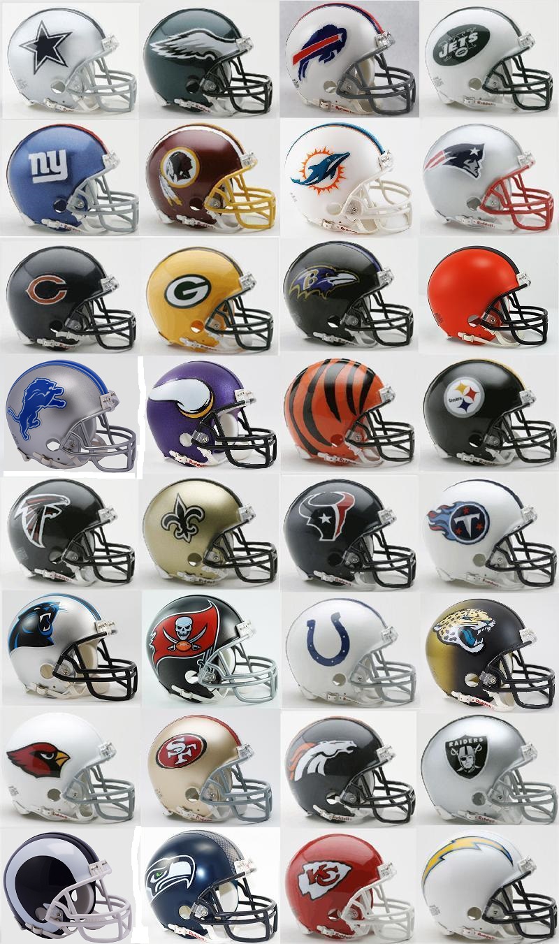 SET OF (32) ALL 32 CURRENT NFL RIDDELL REPLICA MINI FOOTBALL HELMETS | eBay