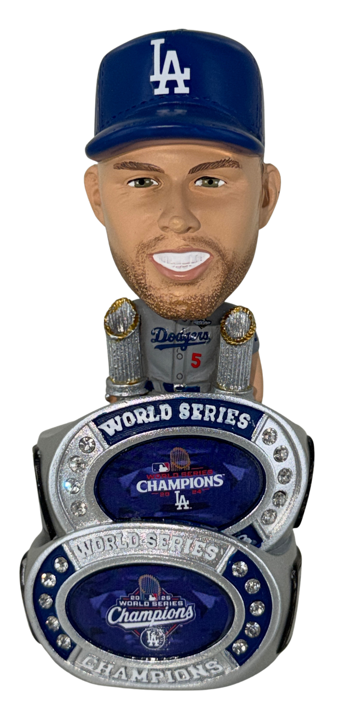 Freddie Freeman Back To Back World Series Mini Ring Base Bighead