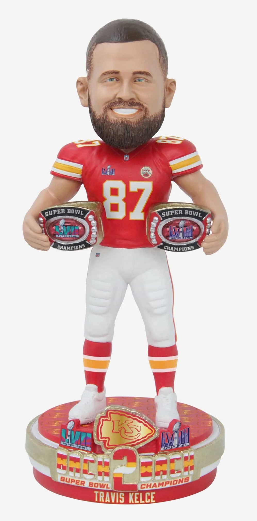 Travis Kelce Kansas City Chiefs Super Bowl LVIII Champ 8