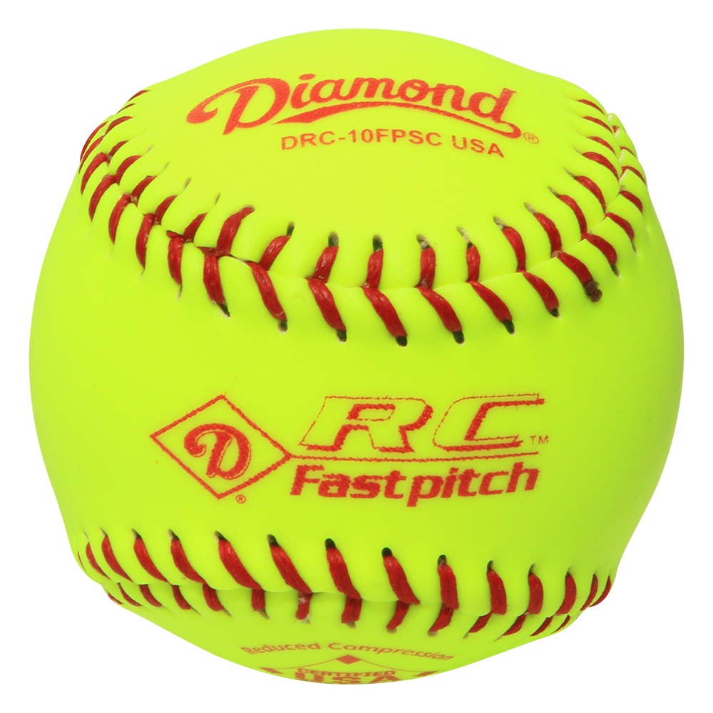 Diamond 10 inch Softball Yellow Bucket Combo with 18 DRC10 FPSC USA