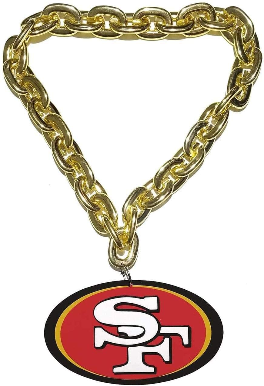 San Francisco 49ers NFL Touchdown Fan Chain 10 Inch 3D Foam Necklace eBay