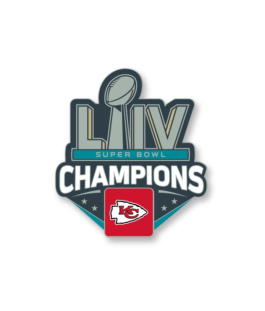 Pro Specialties Group Super Bowl LIV 54 Commemorative Lapel Pin Kansas City Chiefs Pro Specialties Group Super Bowl LIV 54 Commemorative Lapel Pin Kansas City Chiefs