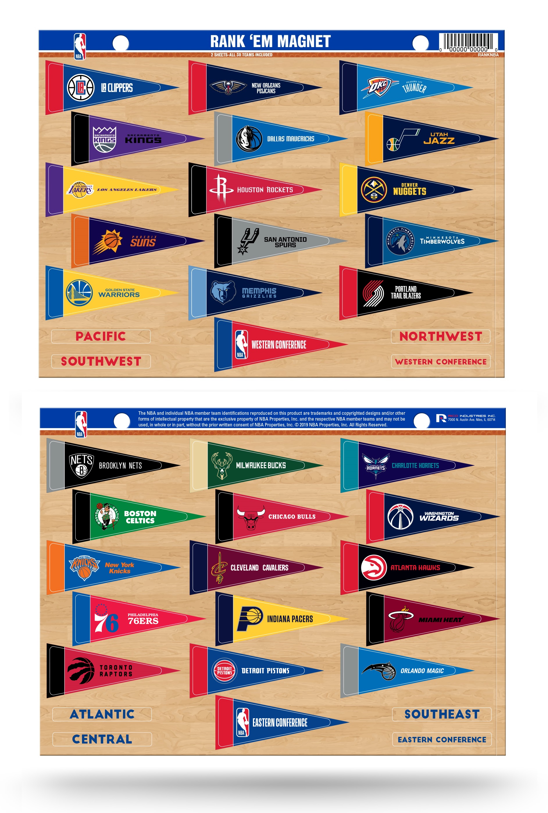 nba magnets in balls