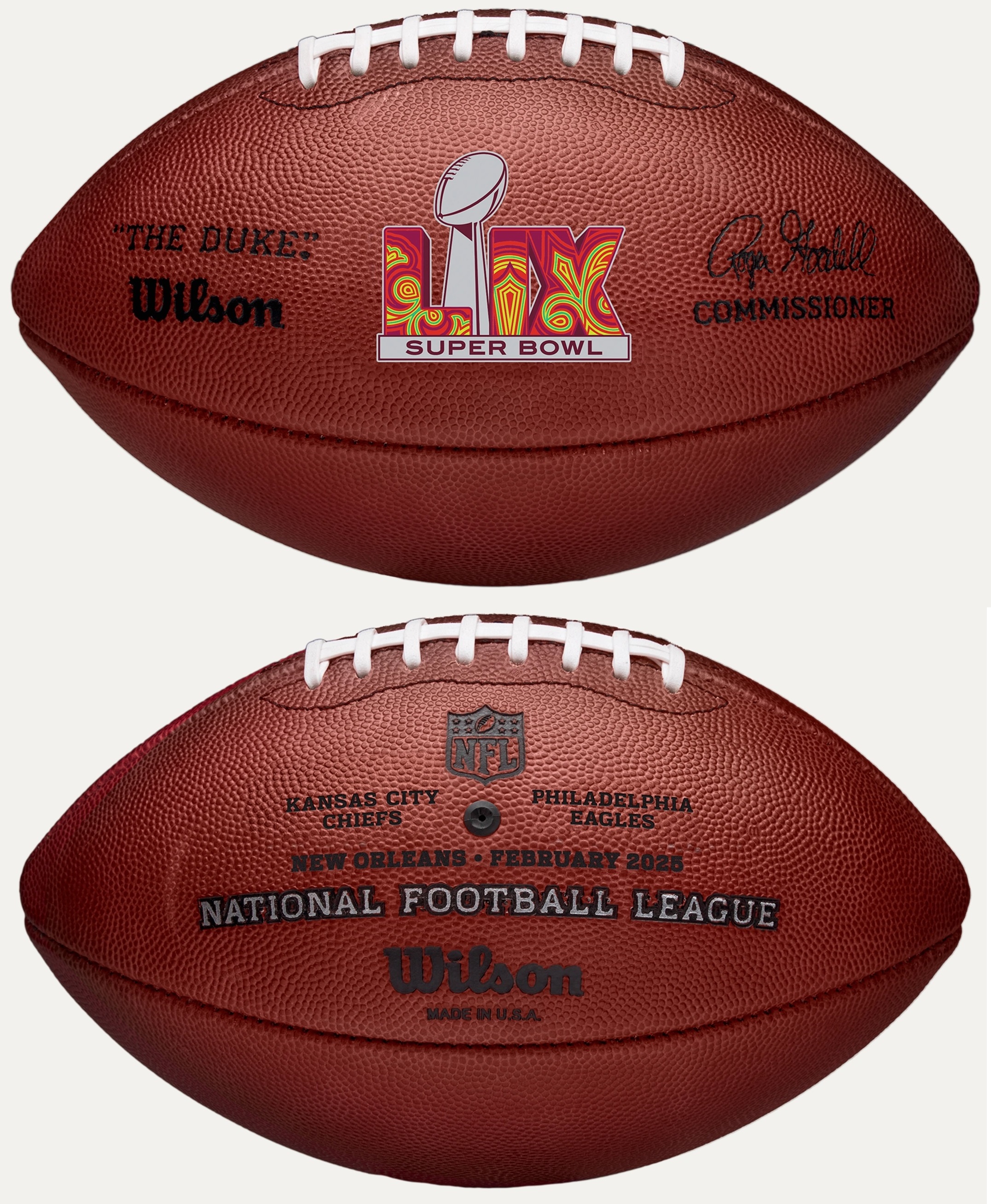 Super Bowl LIX 59 Philadelphia Eagles Kansas City Chiefs Authentic