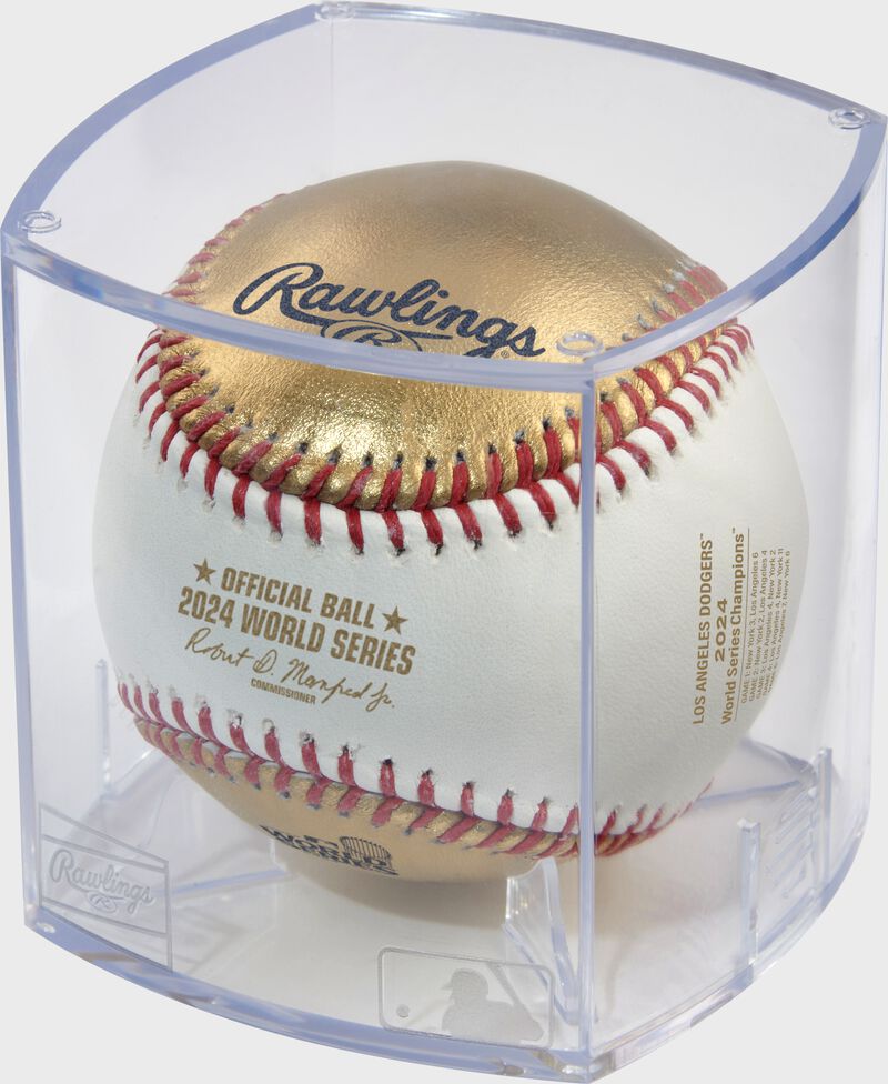 MLB 2024ワールドシリーズ優勝記念球 UVカットケース付 Rawlings Rawlings 2024 World Series Gold Champions Los Angeles