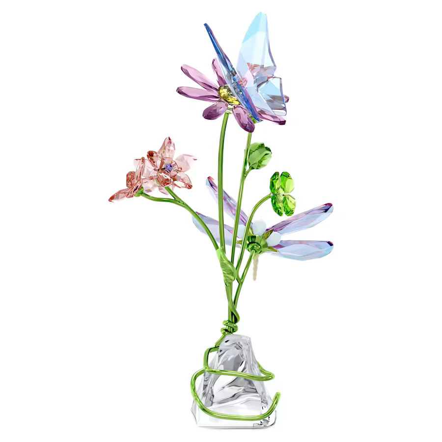 Figura Decoración Mariposa y Flores Idilia Cristal Swarovski 5669353 - Imagen 4 de 4