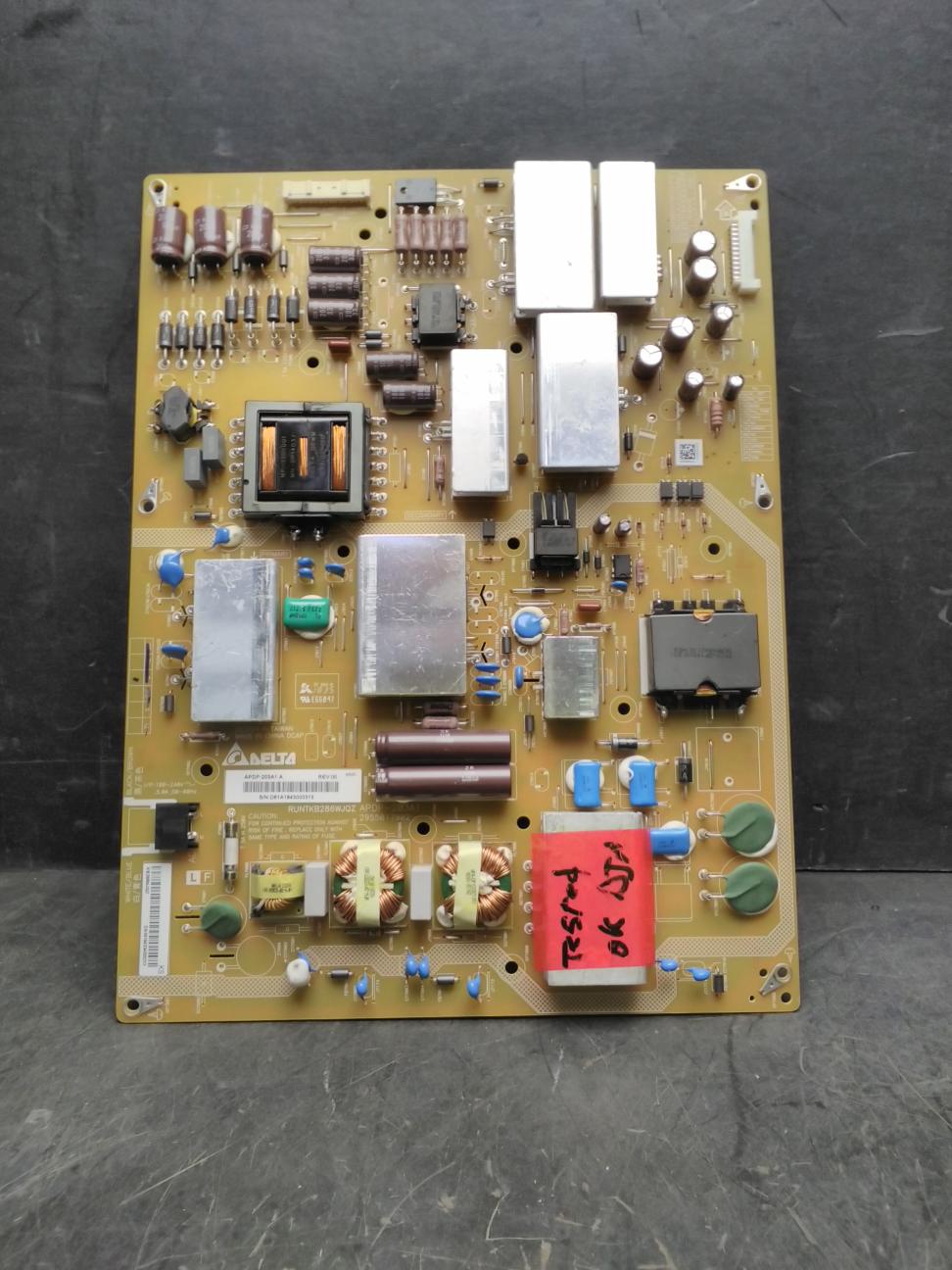 Alimentatore Sharp RUNTKB286WJQZ / APDP-203A1 – Scheda Usata Per TV