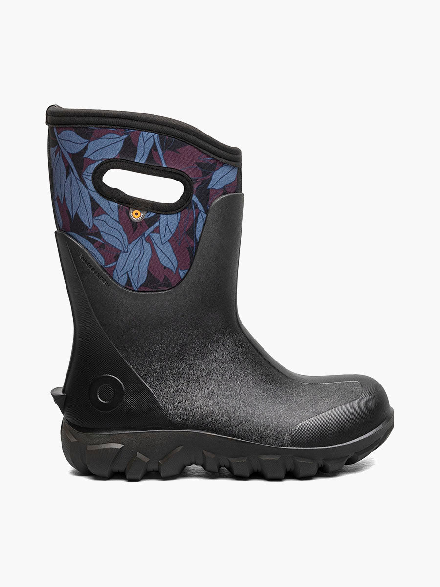 Bogs Classic Seamless Mid Outline Leaves Women's Waterproof Winter Boots - Picture 2 of 2