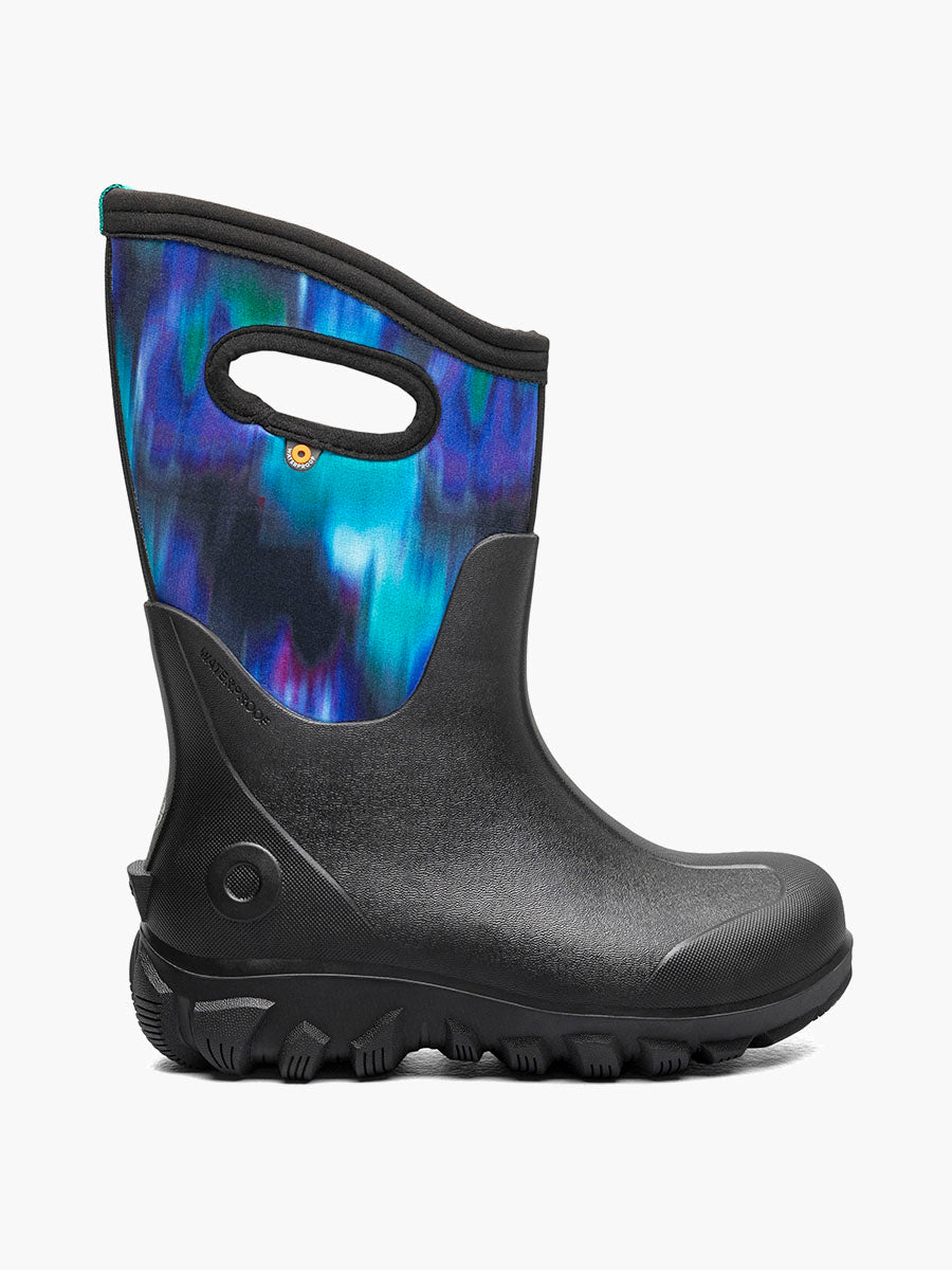Bogs Classic Seamless Northen Lights Youth Winter Boots - Picture 2 of 2