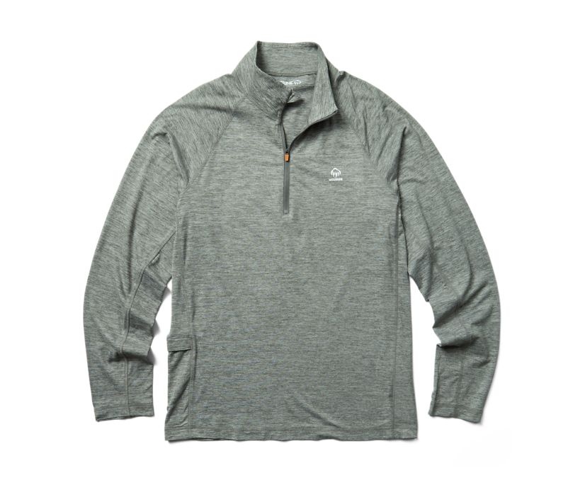 Wolverine Men's Sun-Stop Eco 1/2 Zip Shirt - Picture 2 of 2