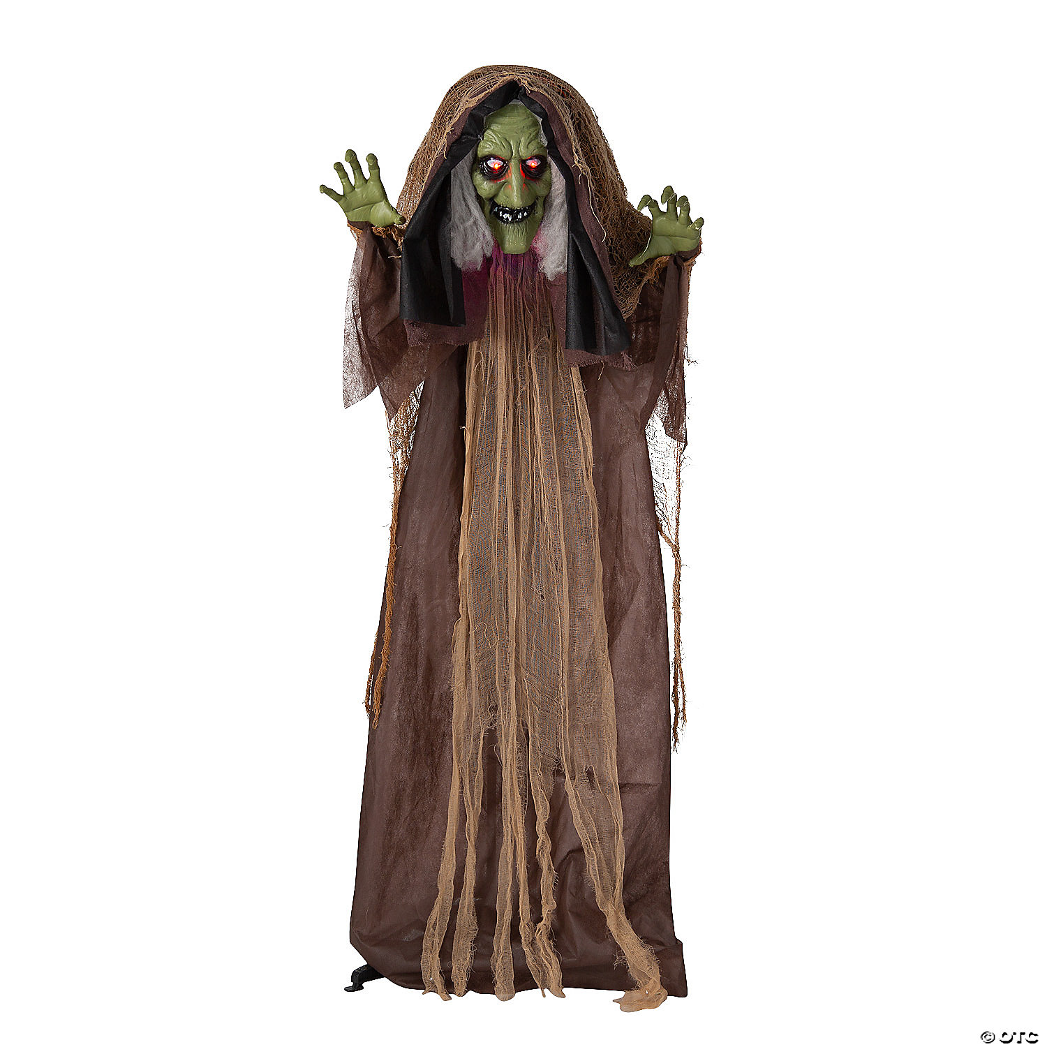 Light-Up Standing Hunchback Witch Halloween Prop Decoration 43" x 57" - Bild 2 von 6