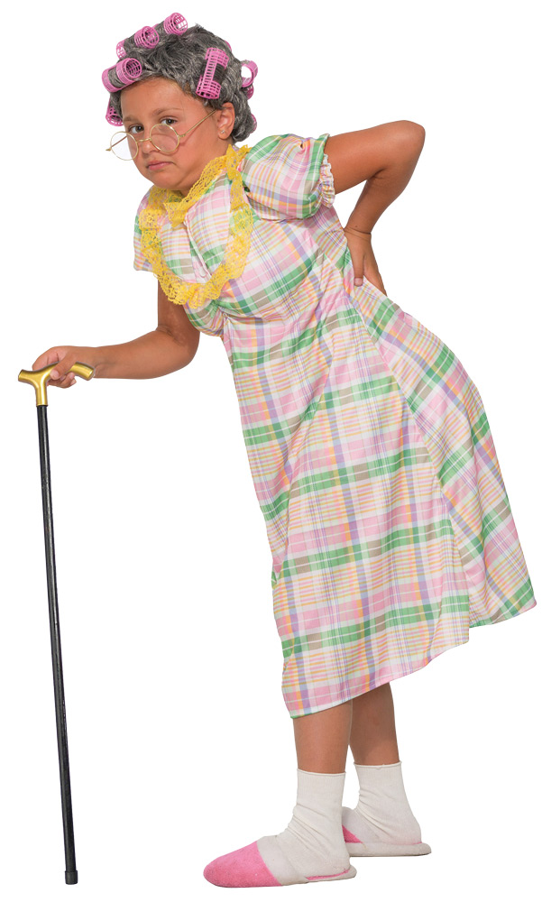 Disfraz de Halloween de abuela tía Gertie - Imagen 3 de 4