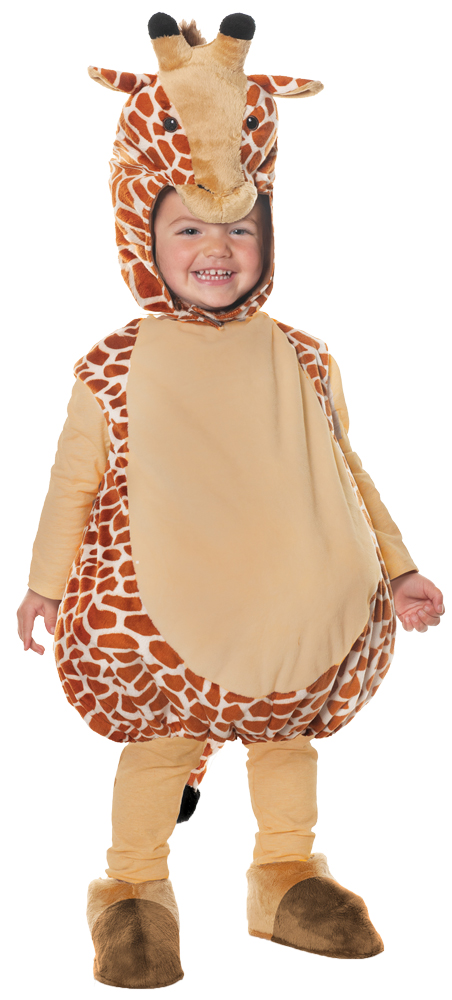 Giraffe Toddler Costume Tallest Animal Soft Hood Halloween - Picture 2 of 3