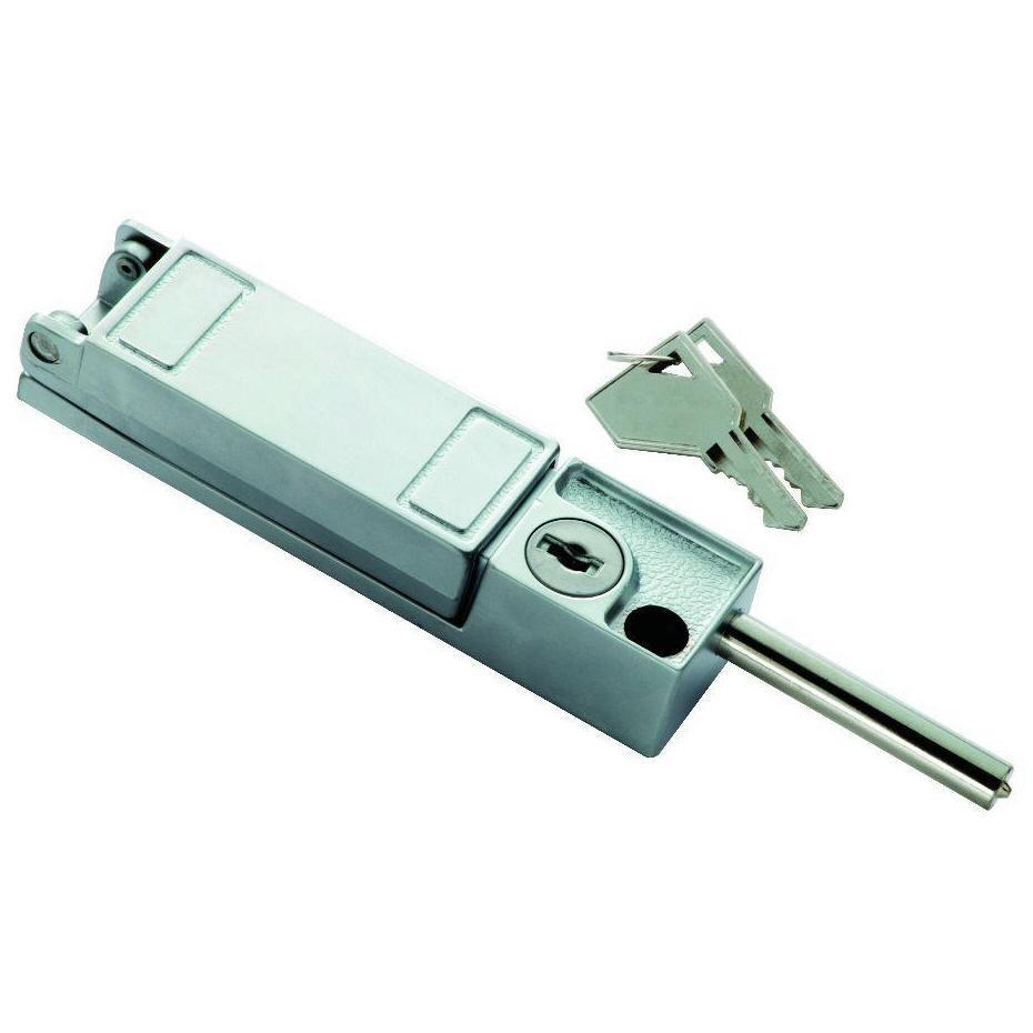 5142 Keyed Locking Patio Door Lock, Chrome, Hickory First Watch