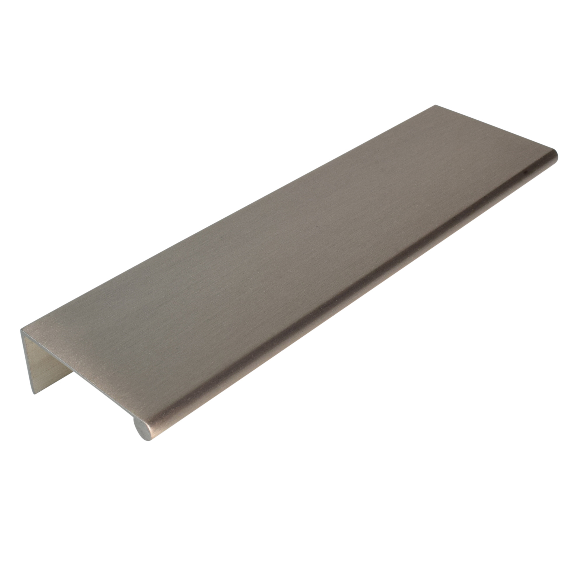 Details About 10 Pack Edge Tab Finger Pulls 6 Back Mount Cabinet Door Handles Satin Nickel