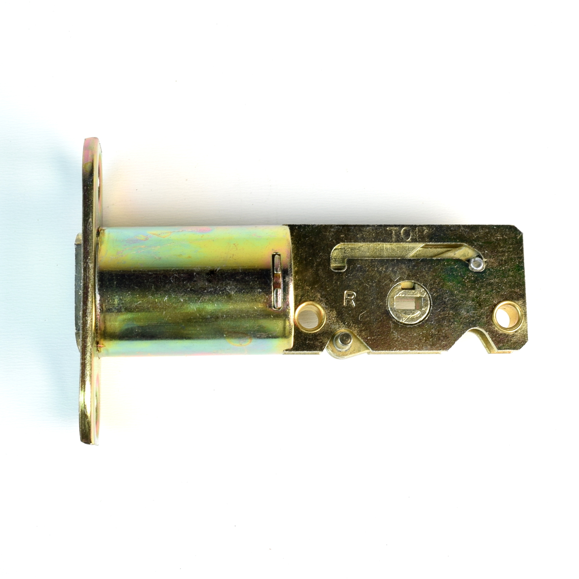 Period Brass Door Deadbolt Latch 23/8” Backset (Hickory Hardware