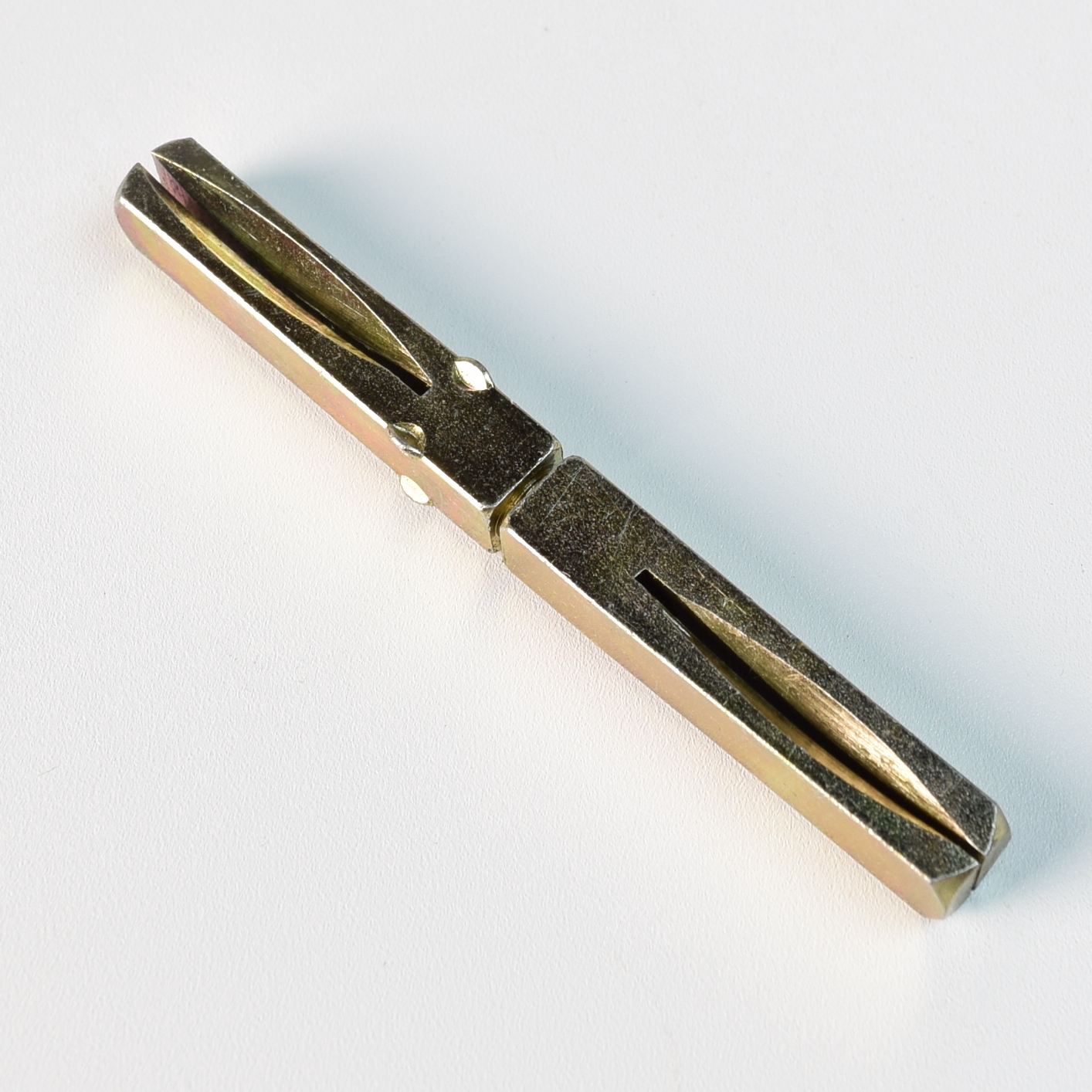 Period Brass Privacy 8mm Split Broached 3.25" Door Spindle (Hickory Hardware) eBay