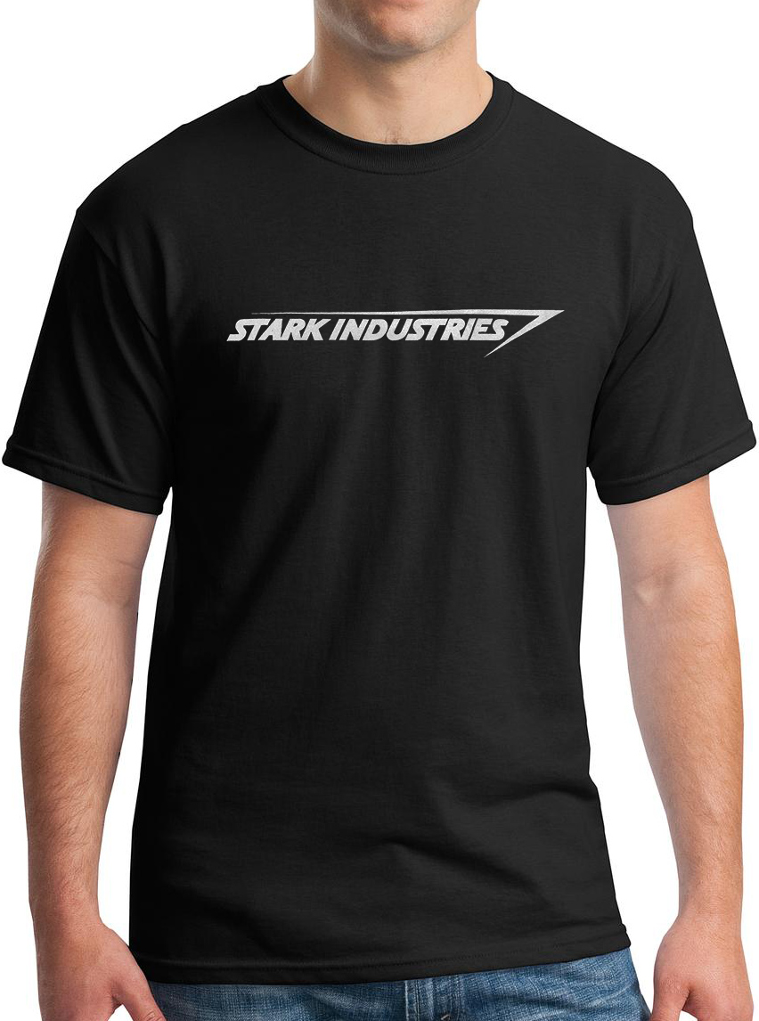 Stark Industries T-Shirt Tony Superhero NYC USA Gotham Classic Retro 90s Comics