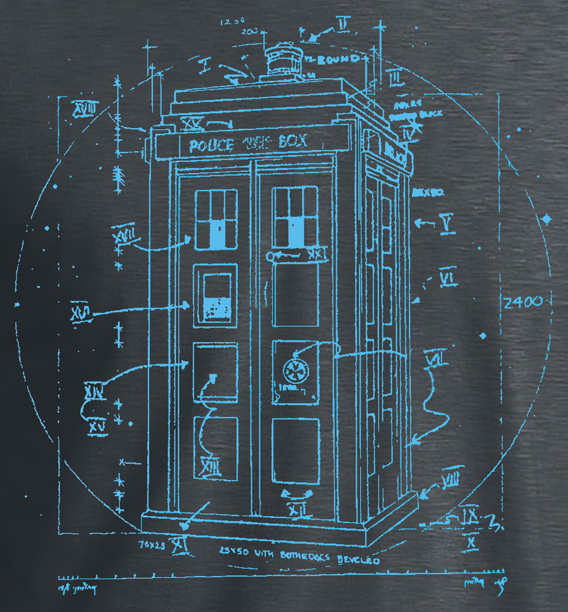 Doctor Dr Vitruvian Police Call Box Da Vinci T-Shirt Retro SciFi Dalek TV Cult - Picture 12 of 14