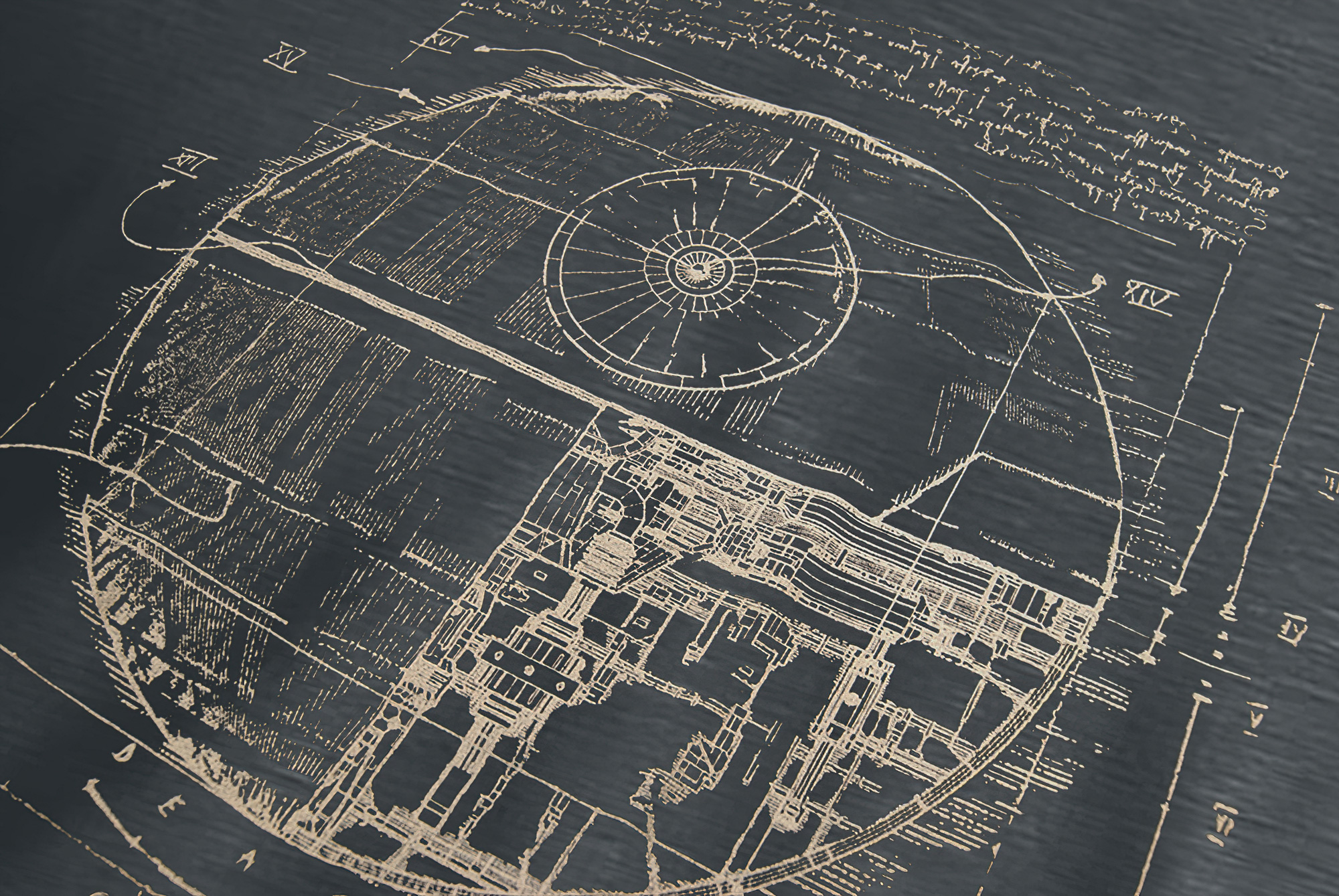 Vitruvian Leonardo Death Star T-Shirt Space SciFi Police Box Dalek Da Vinci - Picture 25 of 26