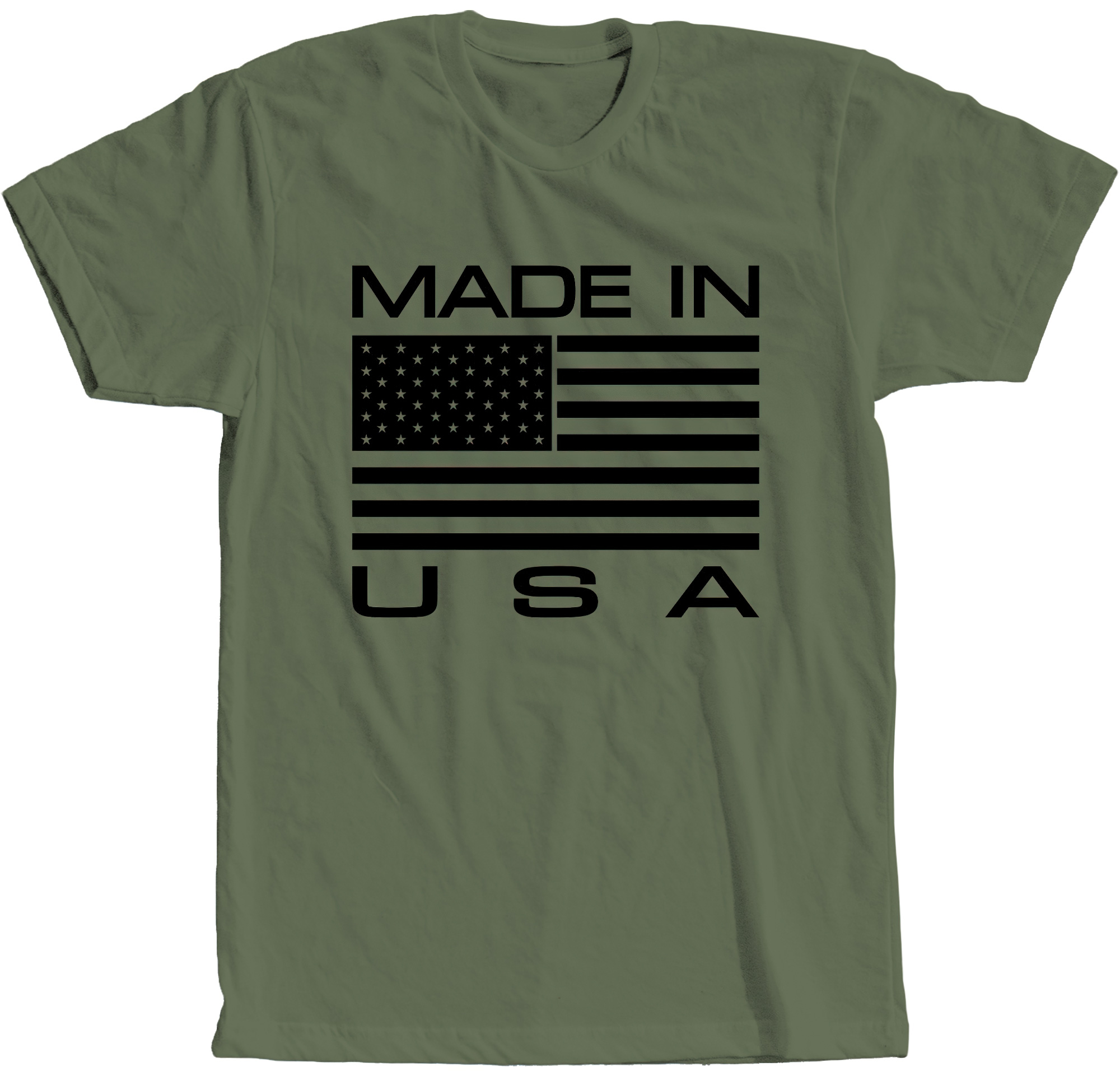 Made in USA T-Shirt Patriotic Dem Rep Flag Army 4th July Logo Flag State Trump - Picture 7 of 9