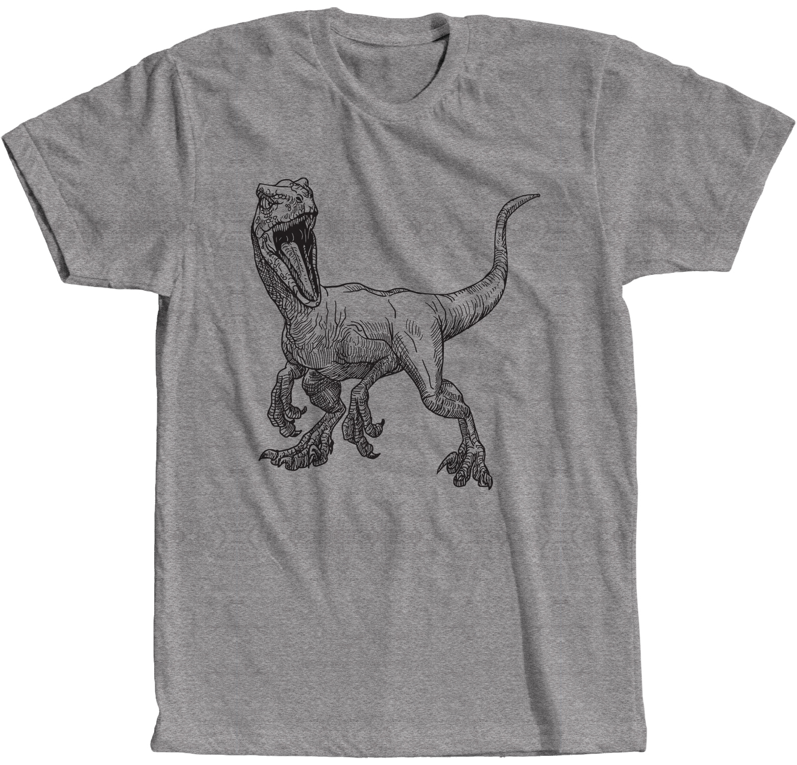 Adult Velociraptor Dinosaur T-Shirt