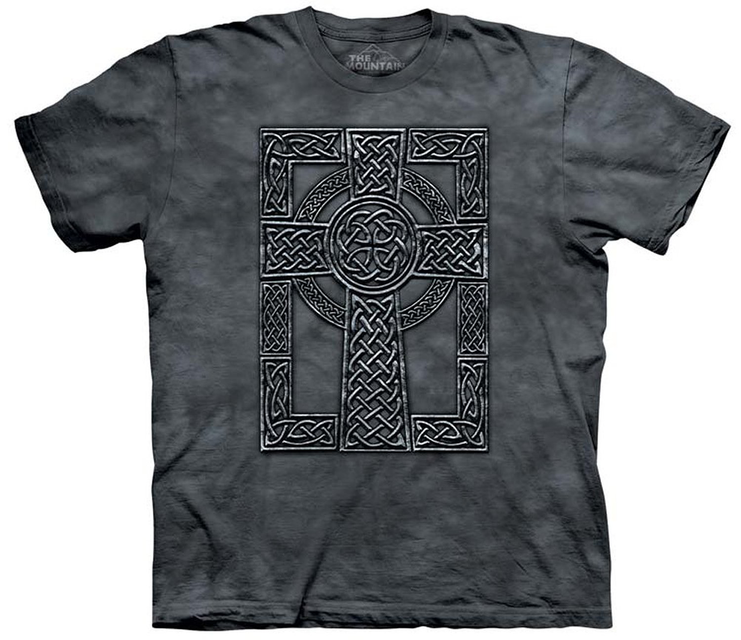 The Mountain Tie Dye T-Shirt Celtic Cross Ireland Religion History Monument