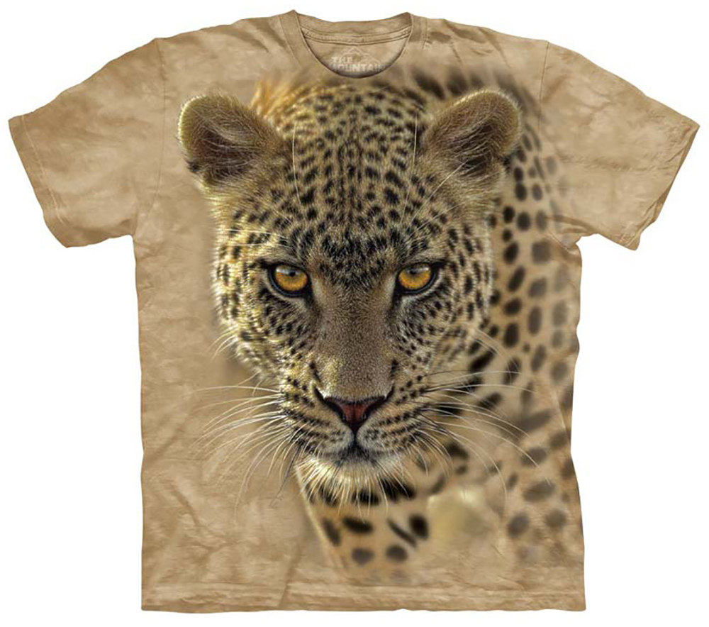The Mountain Tie Dye T-Shirt On The Prowl Leopard Feline Cat Nature Animals Lion