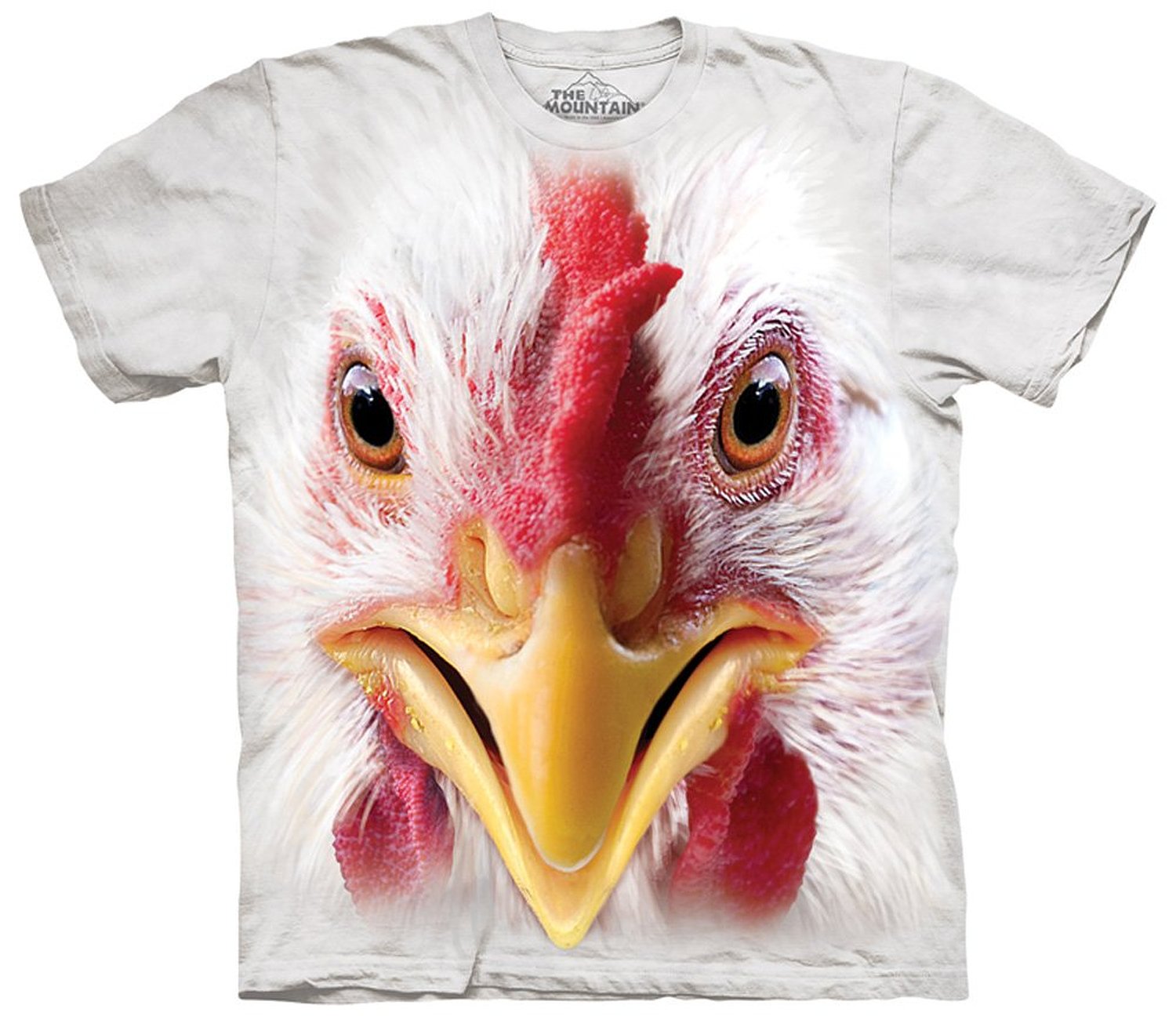The Mountain T-Shirt Big Face Chicken Tie Dye Shirt