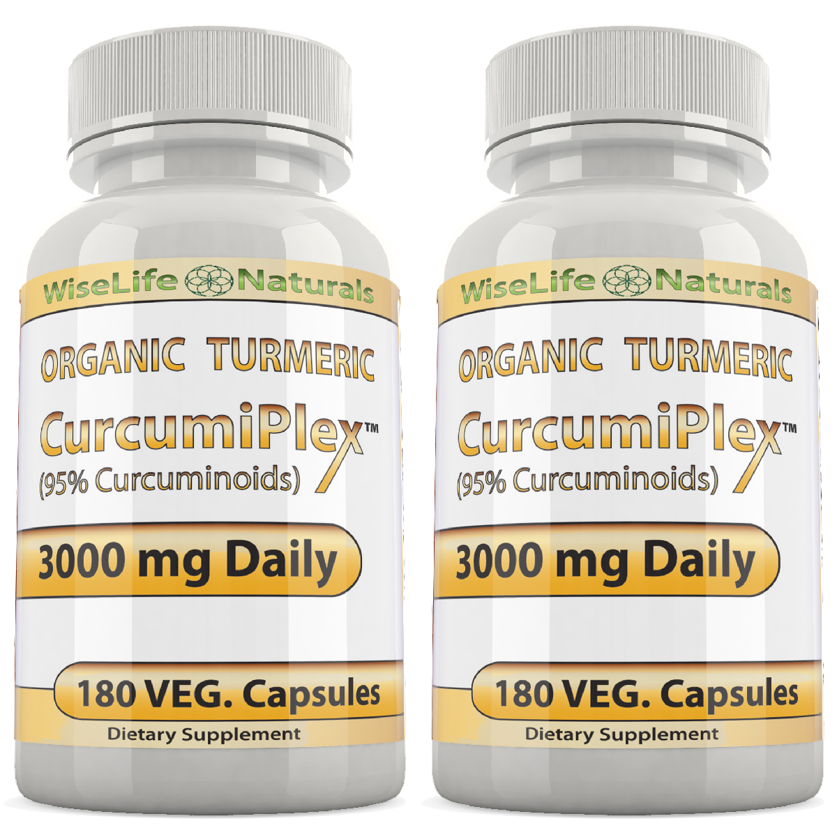 ORGANIC CURCUMIN TURMERIC ROOT 95 Curcuminoid Extract 3000 mg ANTI