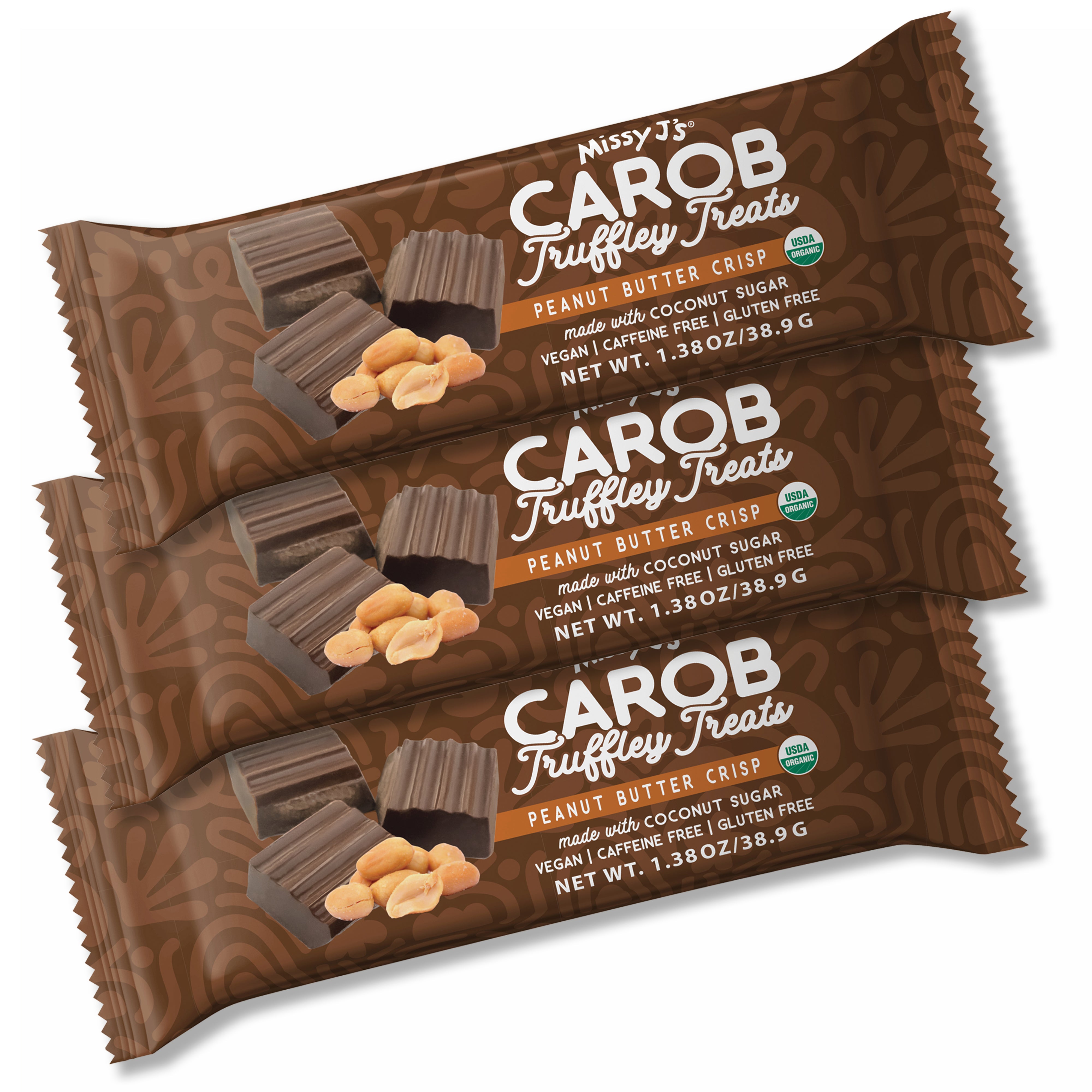 Missy J’s Organic Carob Peanut Butter Truffley Treats, Substitute for Chocolate