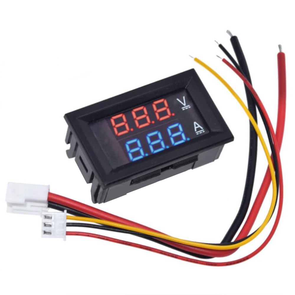 Digital Rot LED Voltmeter DC100V 10A Voltmeter Amperemeter Blau+Rot Amp DuRSPF Digital Rot LED Voltmeter DC100V 10A Voltmeter Amperemeter Blau+Rot Amp DuRSPF
