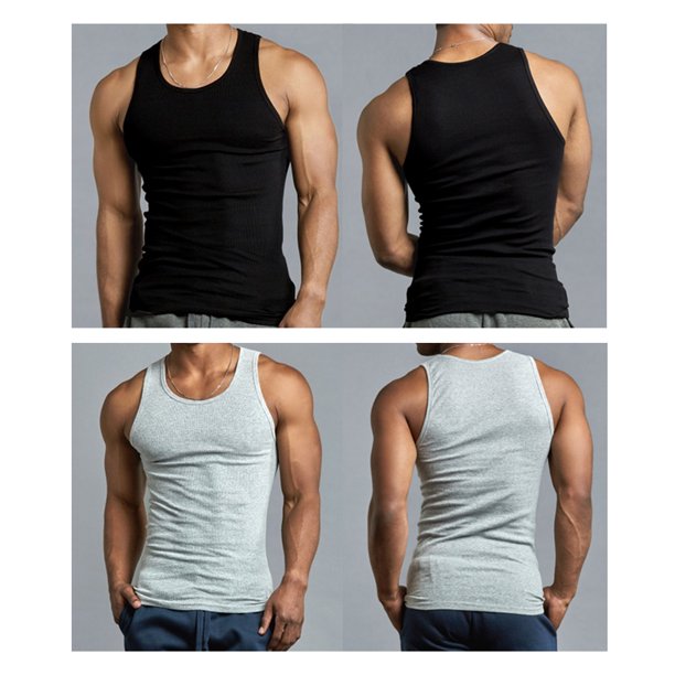 312 Packs Mens 100 Cotton Tank Top Wife Beater AShirt Undershirt