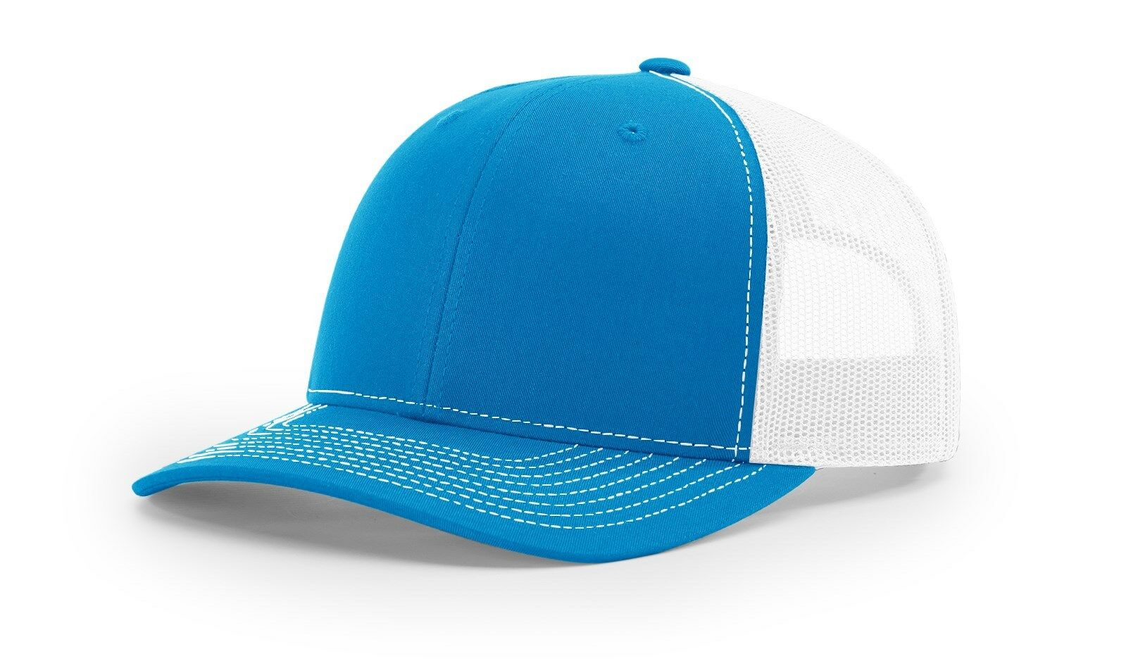 Adjustable Trucker Hat Mesh Snapback 2-Tone Baseball Cap Visor Unisex - Picture 12 of 16