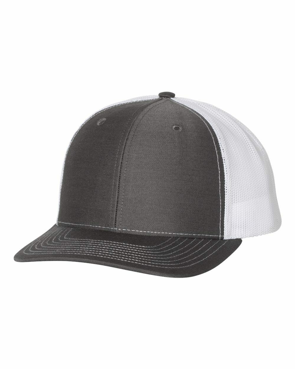 Adjustable Trucker Hat Mesh Snapback 2-Tone Baseball Cap Visor Unisex - Picture 9 of 16