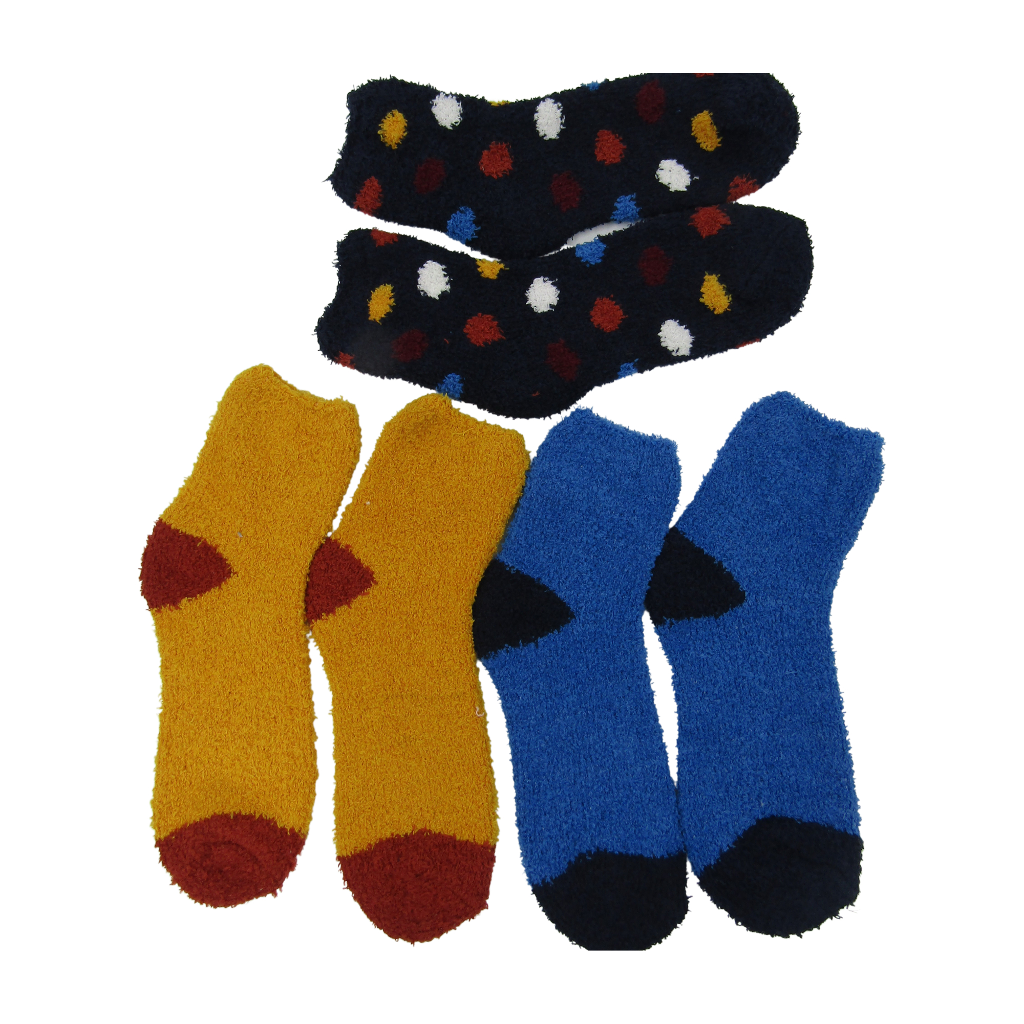 6-12 Pairs of Women's Quarter Bed Room Slipper Socks Soft & Comfy Fuzzy - Picture 27 of 29