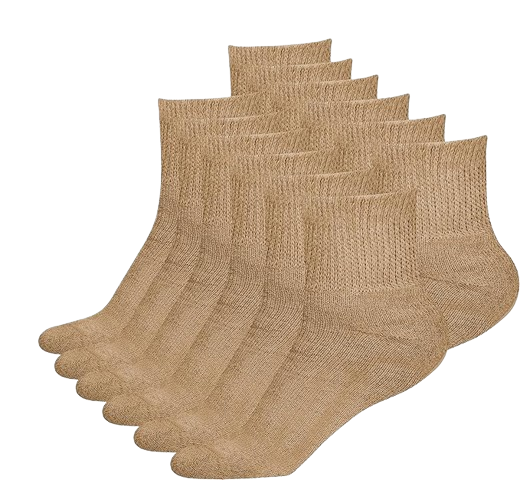 Para hombre 3-12 pares de calcetines de tobillo para diabéticos de apoyo a la salud, no fijos y de ajuste suelto - Imagen 23 de 43