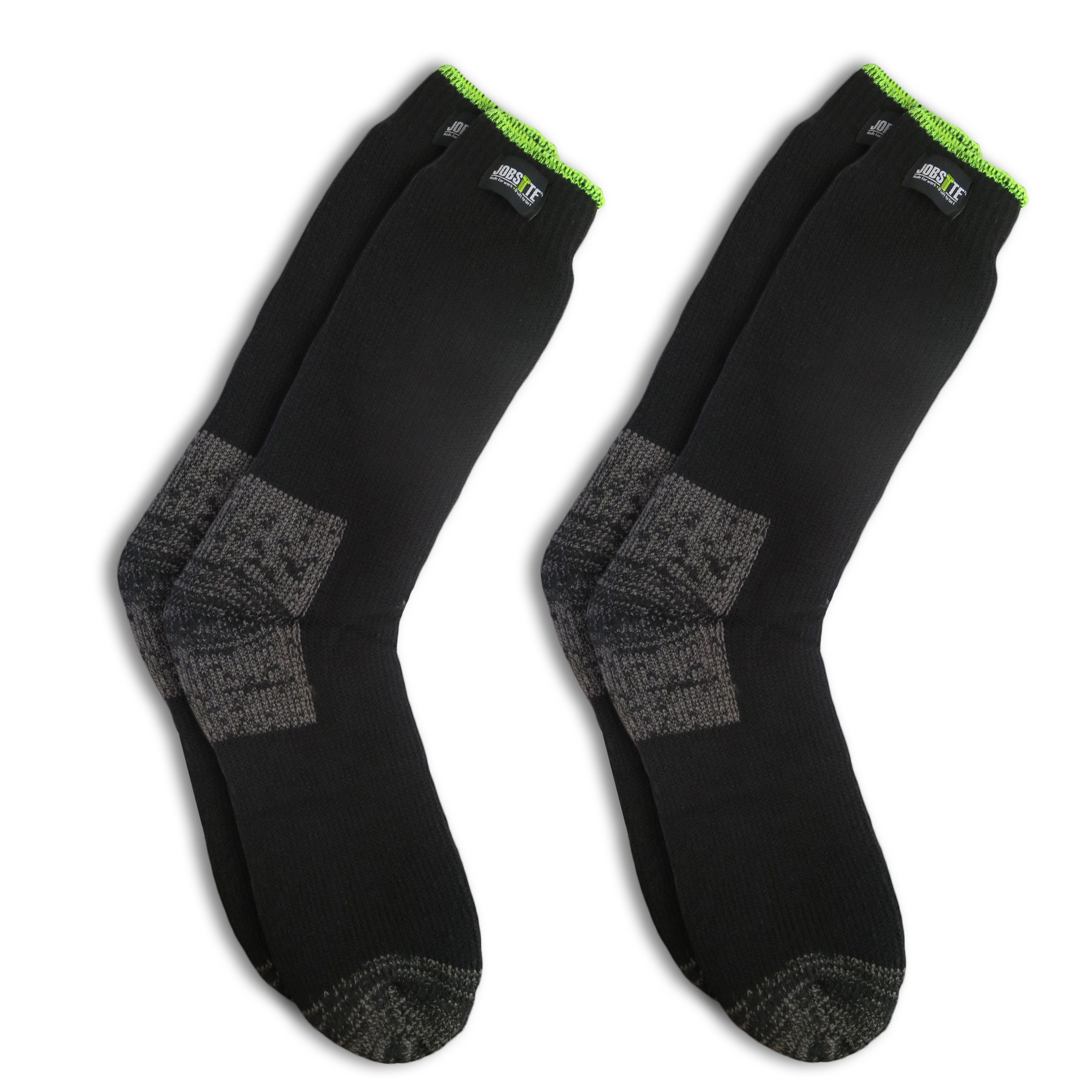 2 Pack Heavy Duty Thermal Moisture Wicking Extra Thick Full Cushion