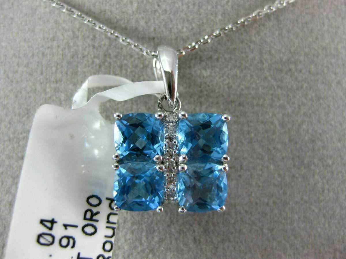 ESTATE .17CT DIAMOND & AAA SOUTH SEA PEARL 18K WHITE GOLD 3D DROP PENDANT #11930 product image view 4