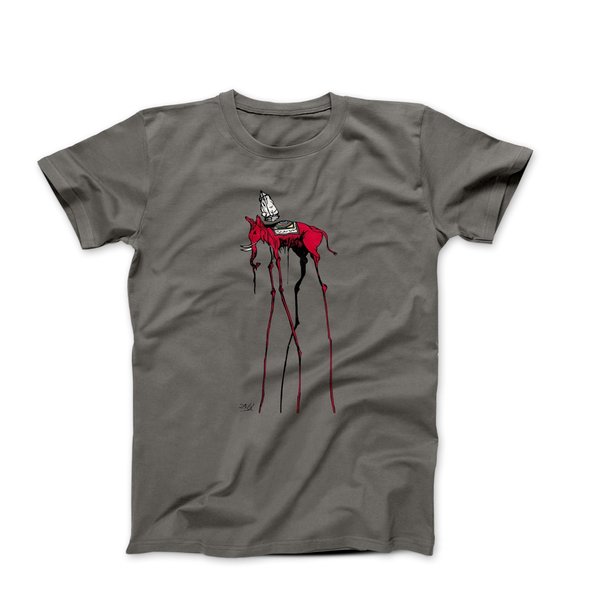 Dali Red Elephant (1949) Artwork T-shirt