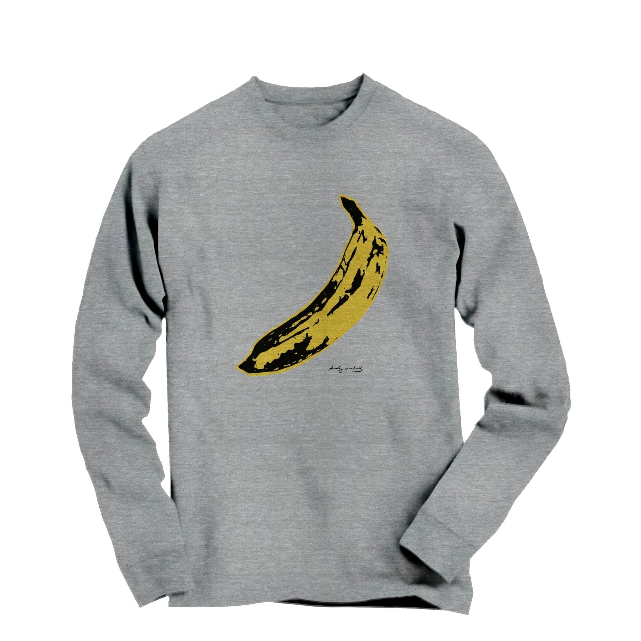 Warhol’s Banana Pop Art Long Sleeve Tee